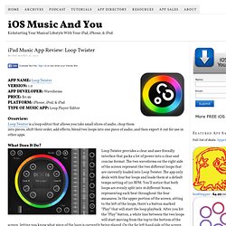 iPad Music App Review: Loop Twister