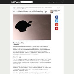 Fix iPad Problems: Troubleshooting Tips