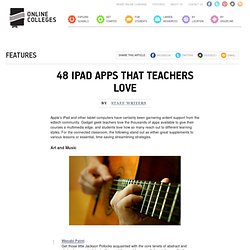 48 iPad Apps That Teachers Love