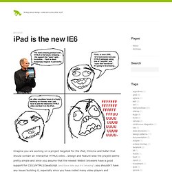 iPad is the new IE6
