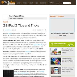 28 iPad 2 Tips and Tricks