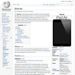 iPad Air - Wikipedia, the free encyclopedia - Cyberfox