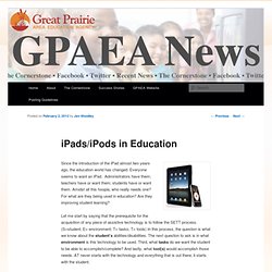 iPads/iPods in Education