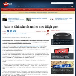 iPads in Qld schools under new Bligh govt - Hardware