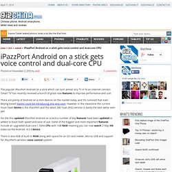 iPazzPort Android on a stick gets voice control and dual-core CPU