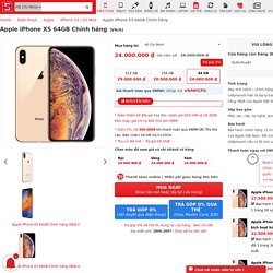 iPhone XS 64GB VN/A giảm chỉ còn 24.1 triệu (đã trừ VNPay)