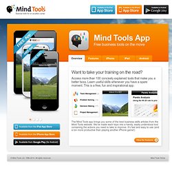 Mind Tools Apps for iPhone and iPad - Free Business Tools on the Move