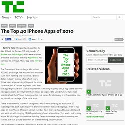 The Top 40 iPhone Apps of 2010