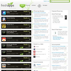 Fresh iPhone Apps - Fresh Apps - Part 2