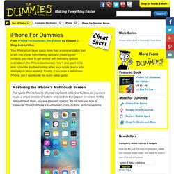 iPhone For Dummies Cheat Sheet