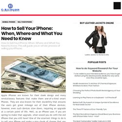 How to Sell Your iPhone: When, Where and What You Need to Know ~ Informative Website