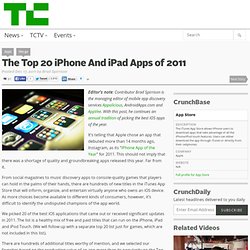 The Top 20 iPhone And iPad Apps of 2011