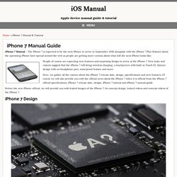iPhone 7 Manual
