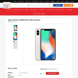 Buy Apple iPhone X 64GB Silver Online