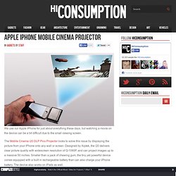 Apple iPhone Mobile Cinema Projector