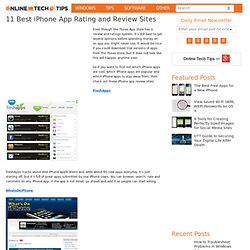 11 best iPhone app rating and review sites