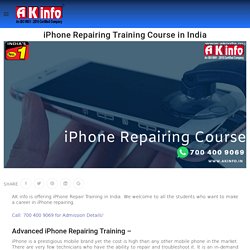 iPhone Repairing Training Course