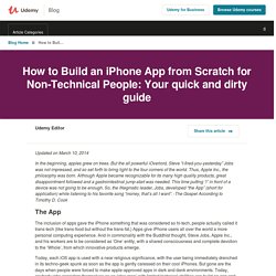 How to Make an iPhone App (For Non-Technical People)