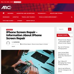 iPhone Screen Repair - Information About iPhone Screen Repair -