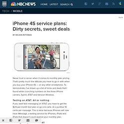 Gadgetbox - iPhone 4S service plans: Dirty secrets, sweet deals