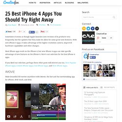 25 Best iPhone 4 Apps You Should Try Right Away