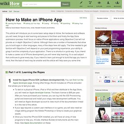 How to Make an iPhone App: 21 Steps (with Pictures