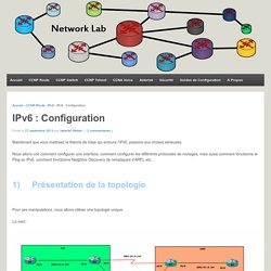 IPv6 : Configuration