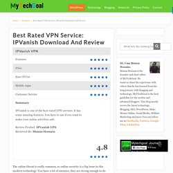 Best Rated VPN Service: IPVanish Download And Review - MyTechGoal