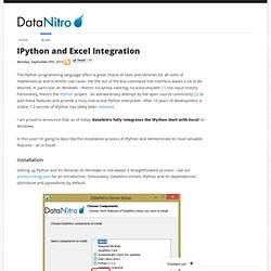 IPython in Excel