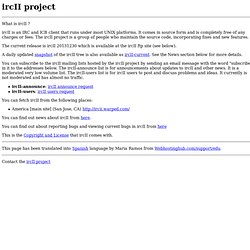ircII project