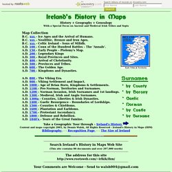 Ireland's History in Maps - Irish History, Geography and Genealogy