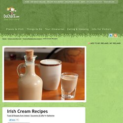 Irish Cream Recipes