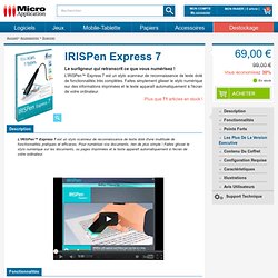 IRISPen™ Express 7 est un stylo scanneur de reconnaissance de tex