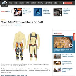 'Iron Man' Exoskeletons Go Soft