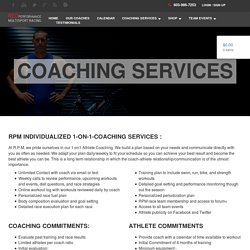 Ironman coaching