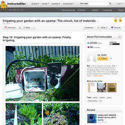 Irrigating your garden with an opamp: Improvements, expansions, winter use