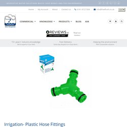 Irrigation- Plastic Hose Fittings