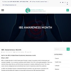IBS (Irritable Bowel Syndrome) Awareness month