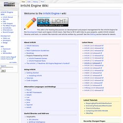 Irrlicht Engine wiki - Irrlicht Engine Wiki