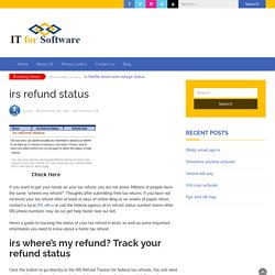 How Do I Check IRS Refund Status?