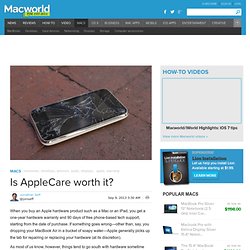 Is AppleCare worth it?