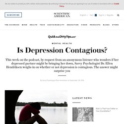 Is Depression Contagious?