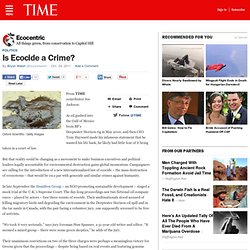 Is Ecocide a Crime?
