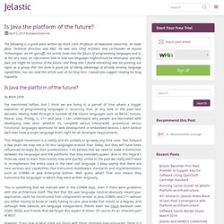 Is Java the platform of the future? « Jelastic — Rock-Solid Java in the Cloud, Java Server Hosting, Java Cloud Computing