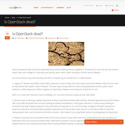 Is OpenStack dead? - CCIEIn8Weeks