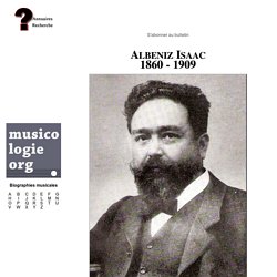 Isaac Albéniz (1869-1909)