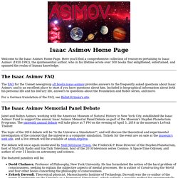 Isaac Asimov Home Page