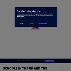 SCHOOLS IN THE UK AND THE US - 4e par Isabelle Beaubreuil sur Genially
