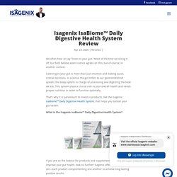 Isagenix IsaBiome™ Daily Digestive Health System Review - Isavantage