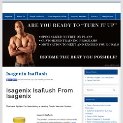 Isagenix Isaflush -